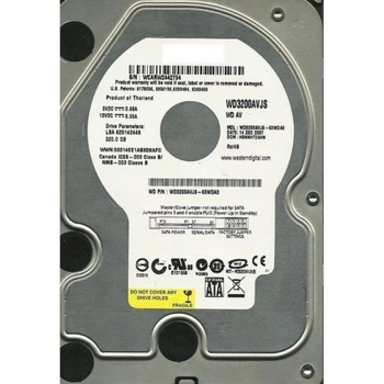 Жесткий диск 320 ГБ Western Digital (3.5", 7200 об/мин, 8 МБ, SATAII, WD3200AVJS) Б/У
