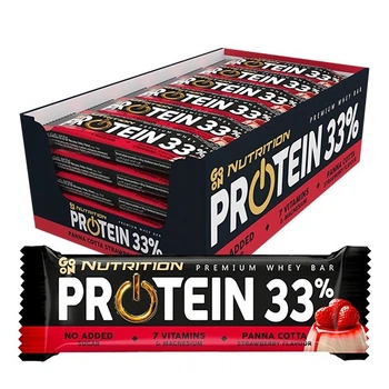 Протеїнові батончики GO ON Protein Bar 33%, 50 г. х 25 шт (блок) , Пана-кота