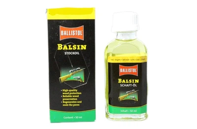 Масло Ballistol для ухода за деревом BALSIN Stockoil 50 мл Bright (светлый)