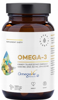 Дієтична добавка Aura Herbals Omega 3 120 шт (5902479614229)