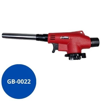 Портативный газовый горелка 1300°C INTERTOOL GB-0022 для пайки и строительных работ