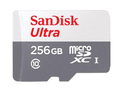 Карта памяти microSDXC (UHS-1) SanDisk Ultra 256Gb class 10 A1 (100Mb/s) (SDSQUNR-256G-GN3MN)