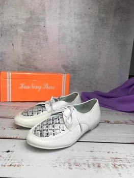 Туфелі для дівчинки Huanengshoes 35р - 21.5 см Білий (688)