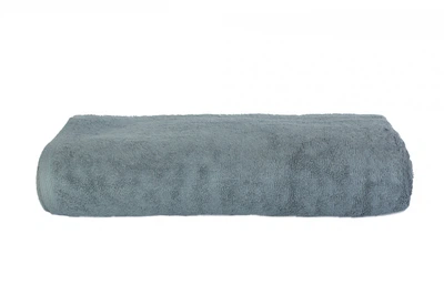 Банное махровое полотенце для сауны Osborn Textile 100х150 см серый двухнитка 450 г/м2