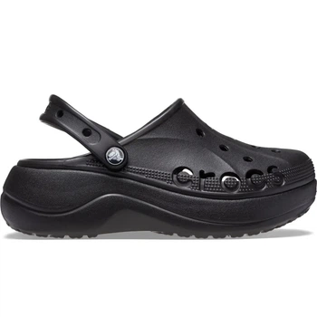 Жіночі крокси Crocs Baya Platform Clog M4W6-36-37 22 см Black 208186