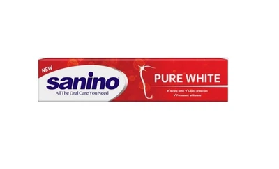 Зубная паста Sanino Pure White Отбеливающая 90 мл – купить онлайн