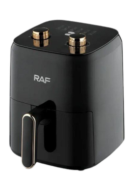 Аерофритюрниця на 4,8 л для смаження без олії Air Fryer RAF R.5237 1800W з терморегулятором Чорна