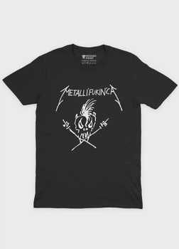 Чоловіча футболка MODNO з рок принтом "Metallica" S Чорний (TS001-5-BL-004-2-411-M)