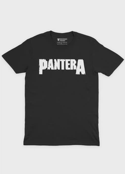 Чоловіча футболка MODNO з рок принтом "Pantera" XL Чорний (TS001-5-BL-004-2-433-M)