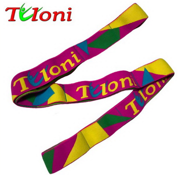 Гума для розтяжки Tuloni Elastic Band Junior р.99x4см 10кг фуксія/жовтий
