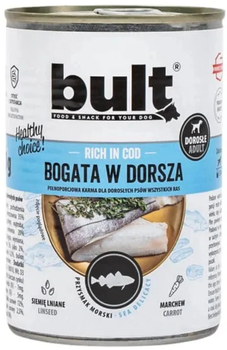 Mokra karma dla psów Bult Bogata w dorsza 400 g (5903802472233)