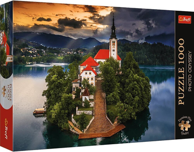 Puzzle Trefl Premium Plus Quality Photo Odyssey: Jezioro Bled Słowenia 1000 elementów (5900511107975)