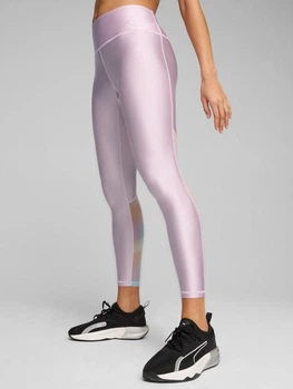 Спортивні легінси для тренувань високі жіночі Puma Summer Daze Hw 7/8 Tight 52482260 XS Світло-рожеві (4099686874148)
