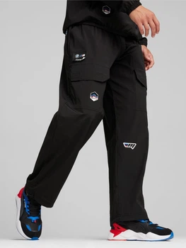 Спортивні штани чоловічі Puma BMW MMS SUMMER CREW PANT 62416601 M Чорні (4099685591091)