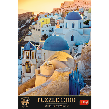 Puzzle Trefl Premium Plus Quality Photo Odyssey: Miasteczko Oia Santorini 1000 elementów (5900511108538)