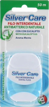 Зубна нитка Silver Care з фтором і нітратом срібла 50 м (8009315011024)