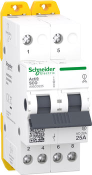 Перемикач навантаження Schneider Electric I-0-II iSSW Acti9 2P 25A (A9SCO225)