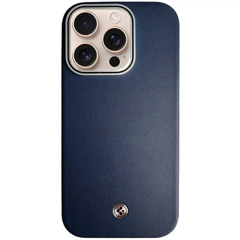 Чохол PC+Leather SGP with MagSafe для Apple iPhone 14 Pro Max (6.7") Blue