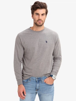 Лонгслив мужской U.S. Polo Assn 114008-0400A(CAMPUS HEATHER GRAY) L Серый (786660329049)