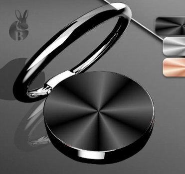 Кольцо магнитное держатель ЧЁРНОЕ для смартфона и планшета на руку подставка попсокет (II) 26379