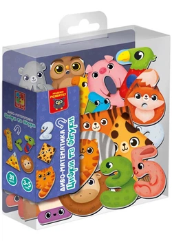 Гра розвиваюча магнітна Vladi Toys Диво-математика Цифри та фігури VT5411-19