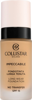 Podkład do twarzy Collistar Impeccabile długotrwały SPF 15 4 N Sand 30 ml (8015150132107)