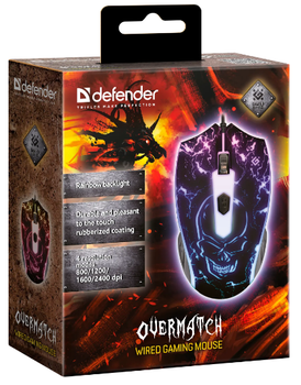 Миша Defender Overmatch GM-069 (52069) (6652130)