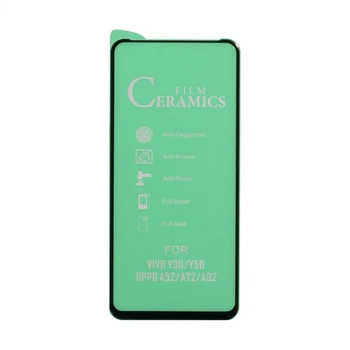 Защитное стекло Ceramic Vivo Y30 Black