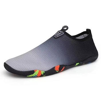 Обувь для пляжа и кораллов аквашузы Diving shoes черные с белым 42 ( 26,5 см ) 998 130