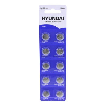 Батарейка Hyundai AG10, 1x10шт.