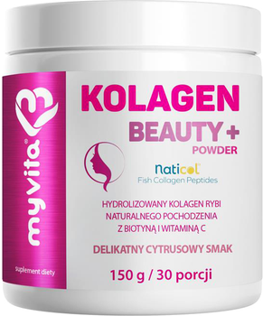 Дієтична добавка Myvita Kolagen Beauty+ 150 г (5903021593412)