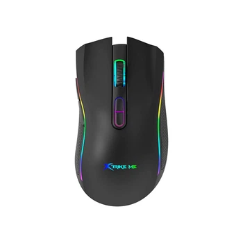 Компьютерная мышь Xtrike GM-314 800–7200 DPI RGB 7 кнопок Черная (GM-314)