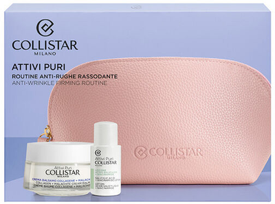 Zestaw Collistar Balsam Krem z Kolagenem + Lotion z Kwasem Salicylowym 15 ml + Próbka Kropli Samoopalających + Kosmetyczka (8015150001915)