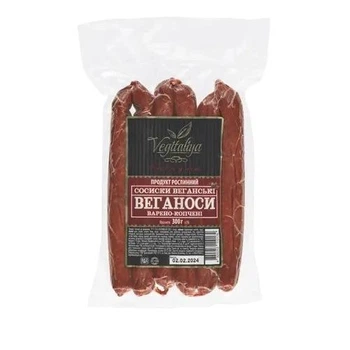 Сосиски веганские Веганосы ТМ Vegitaliya 300 г