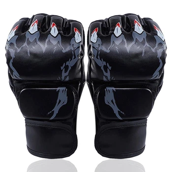 Рукавиці MMA 4oz для занять змішаними єдиноборствами ММА, Black