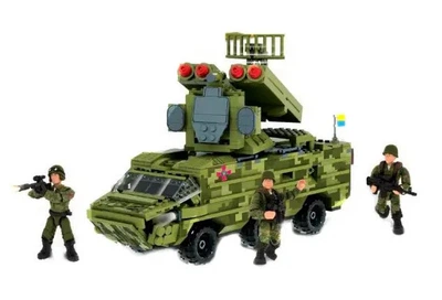 Конструктор военный ОСА-AKM IBLOCK Армия 805 деталей (PL-921-475)