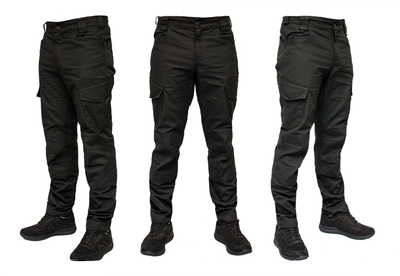 Тактичні штани WinTac Varvar Black Urban Tactical Pants Special Fabric XS чорні