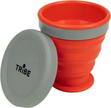 Склянка складна силіконова Tribe 200 мл T-FF-0001 Terracota