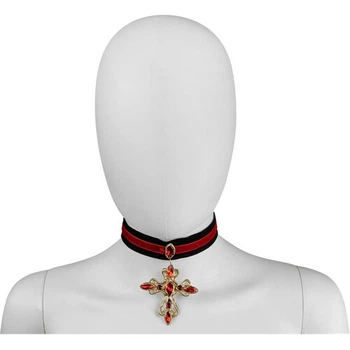 Чокер Santa Muerte New SETA Decor 24-609GL-RD