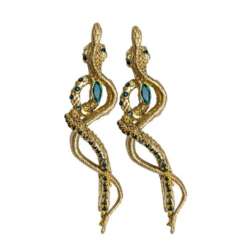Серьги Владычица змей SETA Decor 24-673GL-GR