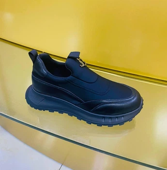 Женские кожаные кроссовки 37 р. Farinni арт. 1761-24 черные (23,5 см)