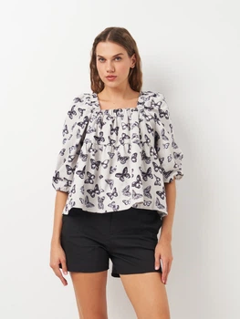 Блузка женская H&M 0-2342 S Серая (KAY2000001537312)