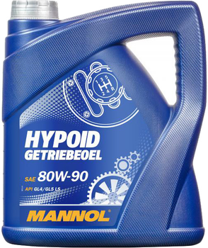 Трансмиссионное масло Mannol Hypoid Getriebeoel 80W-90 4 л (MN8106-4)