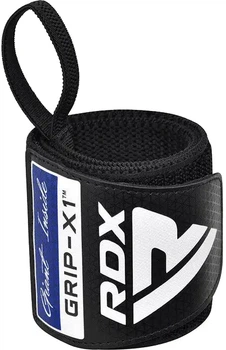 Бинты для запястий (кистевые бинты) RDX WR11 Gym Wrist Wrap Black/Blue (WAH-WR11BU)