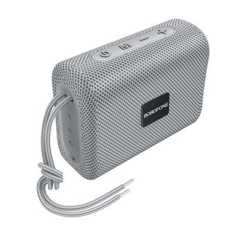 Портативная беспроводная колонка Borofone BR18 Encourage Блютуз v5.1, батарея 500mAh для 3 часов работы,чип JL AC6965E Grey