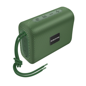 Портативная беспроводная колонка Borofone BR18 Encourage Блютуз v5.1, батарея 500mAh для 3 часов работы,чип JL AC6965E Dark Green