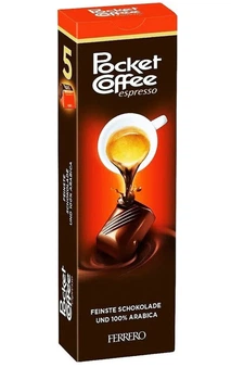 Шоколадні цукерки з кавою еспресо Ferrero Pocket Coffee Espresso 5шт набір 62г