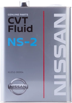 Масло трансмиссионное Nissan CVT NS-2 4 л (KLE5200004)