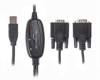 Кабель Viewcon USB-COM (M/M) 9+25pin 1.4m Black (VE591)