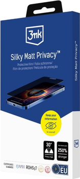 Folia ochronna 3MK Silky Matt Privacy do Apple iPhone 16 (5903108589284)